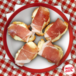 Crostino Prosciutto Crudo e Mozzarella