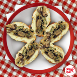Crostino Funghi e Mozzarella