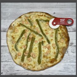 Pizza Asparagi e Gamberetti