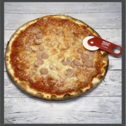 Pizza con i Wurstel